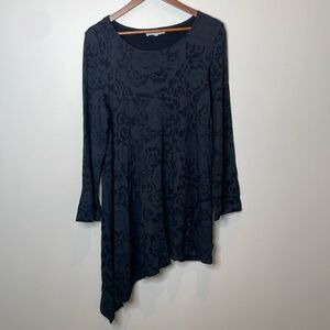 Bryn Walker Asymmetrical Tunic Top Size Large